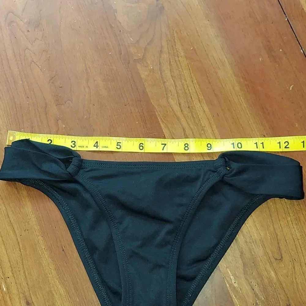 L*Space Black Taboo Bikini Bottom Sz XS